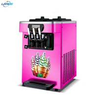 Ice Cream Machine Electric Ice Cream Maker Three-color Ice Cream Machine