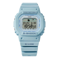 【CASIO 卡西歐】G-SHOCK WOMEN 女款衝浪錶/40mm/藍(GLX-S5600-2)