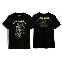 Áo thun phông ban nhạc Rock Band cá tính tổng hợp các mẫu in hình Metallica chất vải cotton mềm mịn 