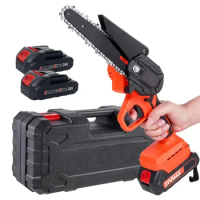 6 inch Battery lithium Chainsaw Portable Cordless Mini Electric Chainsaw