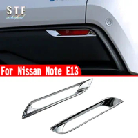 For Nissan Note E13 2020 2021 2022 Car Accessories Rear Fog Light Cover Trim Molding Decoration Stickers W4