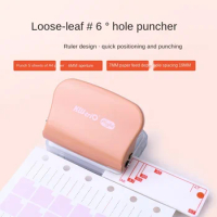 Round Hole Punch Notebook Standard Punch Machine 6-hole Planner Papers Puncher A4 A5 B5 DIY Scrapbooking Office Supplies