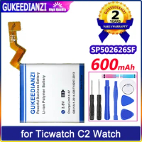 GUKEEDIANZI Battery SP502626SF 600mAh for Ticwatch C2 Watch Batteria