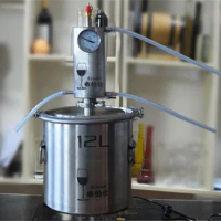 12L Household distiller distillation equipment liquor dew brandy home fermentable storage machine Wine distiller