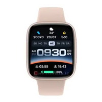 Jam Tangan Unisex IGEAR IGLU02 Lumi Smart Watch Dial Pink Silicone Strap