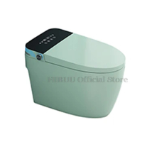Smart Toilet Bidet Built In Elongated Intelligent Toilet Heated Seat Night Light Dryer Auto Flush Auto Open Digital Display