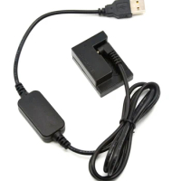 USB DC Adapter Cable+NB-7L Dummy Battery DR-50 Coupler for Canon PowerShot G10 G11 G12 SX30IS Camera
