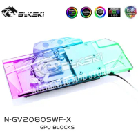 Bykski N-GV2080SWF-X Full Cover GPU Water Block For GIGABYTE RTX2080/2070/2060 Super GAMING/Windforce OC 8G Graphics Card Cooler