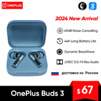 2024 New Global Version Oneplus Buds 3 TWS Bluetooth Earphone 49dB Active Noise Cancelltion Wireless Headphone For Oneplus 12
