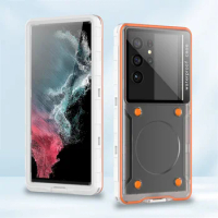 5 Meter Waterproof Case for IPhone 15 Pro Max Samsung S24 S23 S22 Ultra Redmi Poco Motorola Diving Swim General Size 6.9 Inch