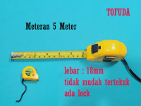 TOFUDA meteran 5 meter / meteran tukang 5m / meteran bangunan 5m