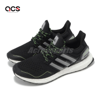 adidas 慢跑鞋 Ultraboost 1 W 女鞋 黑 螢光黃 馬牌輪胎大底 運動鞋 愛迪達 ID1749
