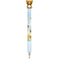 大賀屋 日本製 拉拉筆 自動鉛筆 玩偶筆 鉛筆 日本文具 文具 學生 辦公 筆 SAN-X 正版 J00017474