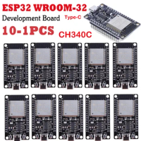 ESP32 WROOM-32 Development Board 5V TYPE-C CH340C WiFi+Bluetooth-compatible Ultra-Low Power Consumption Wireless Module