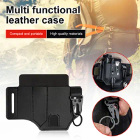 Leather Sheath For Leatherman Multitool Sheath EDC Pocket Organizer With Key Holder For Belt And Flashlight Camping Outdoor Tool