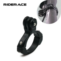 Bicycle Mount Clip Holder O Type For Gopro Hero Action Camera Accessories Motorcycle Handlebar Clip Holder Bike Seatpost Clamp