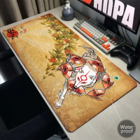 Okami Gaming Accessories Mouse Pad Gamer Large Mousepad Waterproof Rubber Mouse Mat Game Speed Keyboard Computer Desk Mat XXXL