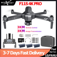 SJRC F11S PRO GPS Drone 4K Camera 2-Axis Gimbal EIS FPV RC Quadcopter Brushless 5G WIFI 3KM Remote Flight RC Helicopter