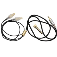 Poyatu 1.2M Cables for Sennheiser HD650 HD600 HD580 HD414 HD420 HD430 HD525 HD545 HD565 Headphones Replacement Audio Cords