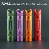 Convoy S21A Flashlight with KW CSLPM1.TG Linterna LED 21700 Torch 2300lm High Powerful Flash Light Lamp Camping Tactical
