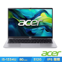 Acer 宏碁 Swift Lite SFL14-53M-575G 14吋輕薄筆電(i5-1334U/8GB/512GB/Win11)