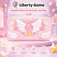 GeekShare Game Card Case Portable Game Holder Case Hard Shell Soft Lining Tempat Kaset for Nintendo 