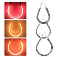 Small Sun Heater Heating Lamp Tube Pear-shaped Halogen Tube Far-infrared Electric Stove Ring Fittings Tools