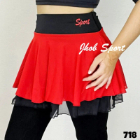 KADENS Outer Rok/Sport Skirt/Rok Mini Olahraga Wanita/Rok Olahraga Wanita/Rok Mini Tenis Gym Senam Y