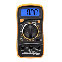 【FJ】便攜LCD數位顯示多功能三用電錶XL830L(電阻測量 數顯 萬能表 萬用表 電壓表 電容表 電壓測量)