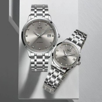 IW Luxury Automatic Couple Watch Seiko Mechanical Women Men Date Sapphire Waterproof Watches Classic Business Lover's Wristwatch