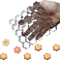 25 kho hoa Cookie cutter, thén không chỉ mini Flower Cracker Cutter với làm bánh kem, Daisy Cookie c