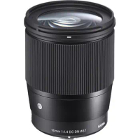 Sigma 16mm Lens Sigma 16mm f/1.4 DC DN Contemporary Lens For SONY A6500 A6300 A6000 A5100 A5000 E-mount Cameras