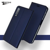 For Samsung Galaxy A7 2018 Wallet Cover ZROTEVE Coque For Samsung A7 2018 Leather Flip Case For Galaxy A7 2018 A750 Phone Case