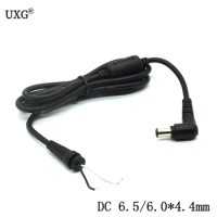 DIY DC 6.5 X 4.4 6.0*4.4mm Power Supply Plug Connector With Cord / Cable For Sony Vaio Laptop Power Adapter Charger 1.2m 4ft