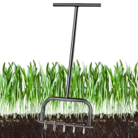 Manual Plug Core Aerators Multi Spike Lawn Aerator Multi-Functional Lawn Yard Garden Care Tool Helper For Most Grass And Soil