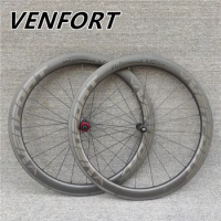 VENFORT SLCarbon Road Bike Wheel Straight Pull Low Resistance Ceramic Hub 25/27mm Wider Tubular Clincher Tubeless 700c Wheelset