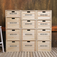 簡易衣柜木制家具大號收納柜加厚抽屜柜組合柜整理箱客廳柜木箱子