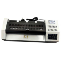 A3 Laminator 320a Adjustable Temperature Metal Laminator Hot And Cold Photo Laminating Machine For Office/home 4 Rollers 320mm