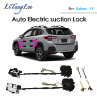For Subaru XV 2018~2021 ​​Car Soft Close Door Latch Pass Lock Actuator Auto Electric Absorption Suction Silence Closer