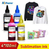 100ml Sublimation ink Heat Transfer ink for Epson Desktop L3110 WF3640 WF7610 WF7620 WF7710 WF7720 F500 Printer For tshirt