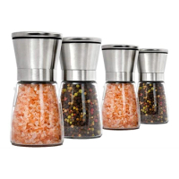 Manual Salt Pepper Grinder Coffee Grinde Pulverizer Powder Machine Steel Spice Grinder Salt Shaker Kitchen Mills Accessories