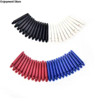12Pcs Nylon Dart Shafts 35mm Screw Thread Darts Rod Stems Darts Accessories For Darts Stems Replacement Black/ Blue/ Red/ White