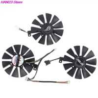 3PCS 9cm T129215SU Cooling Fan Replace For AREZ ROG Strix RX VEGA56 VEGA64 580 590 480 OC Edition Graphics Video Card Fans