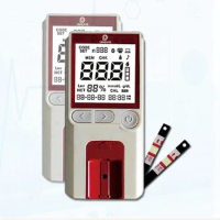 EC 1 Minute Rapid Test hemoglobin meter portable urit 12 strip For Home Hospital Clinic