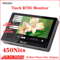 Desview R705 7 inch Camera Field Monitor 4K HDMI Touch Screen Full HD 1920x1200 IPS HDR 3D LUT Video Monitor for DSLR Camera