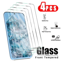 4pcs Tempered Glass for Google 8 Pro 7a 6a Screen Protectors Protective Glass on Pixel 8Pro 7 6 A HD Film Cover
