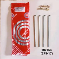 [5 PCS] Jari Jari Sepeda motor 10x154 (275-17) - Jari jari roda sepeda motor - Jari jari Motor - Ruj