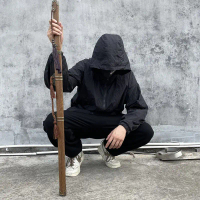 Iaido ดาบไม้พร้อมปลอก, การออกแบบศิลปะใบมีดซามูไร, เหมาะสำหรับการฝึกศิลปะการต่อสู้และการแสดง, ดาบไม้,