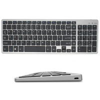 Wireless Bluetooth Keyboard for Mac OS/iOS/iPad OS Rechargeable Keyboard for MacBook WINDOWS Android