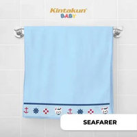 TC - Kintakun Baby Cotton Bath Towel 60 x 120 cm Seafarer